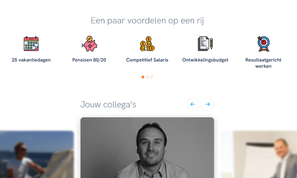 Vacature-op-maat landingspagina