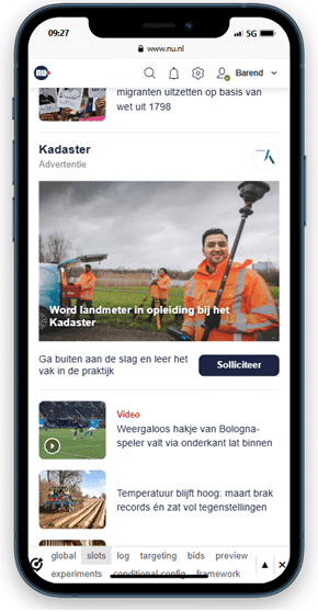 Seamless ads kadaster
